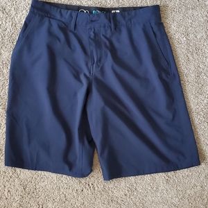 Men's Stretch Blue Golf Shorts